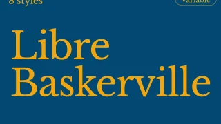 Libre Baskerville Font