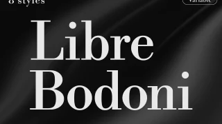 Libre Bodoni Font