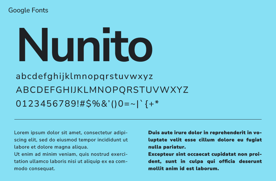Nunito Sans（ヌニト・サンズ）