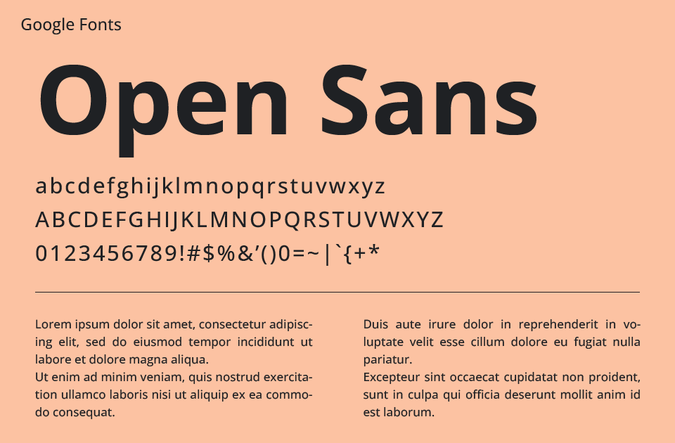 Open Sans（オープン・サンズ）