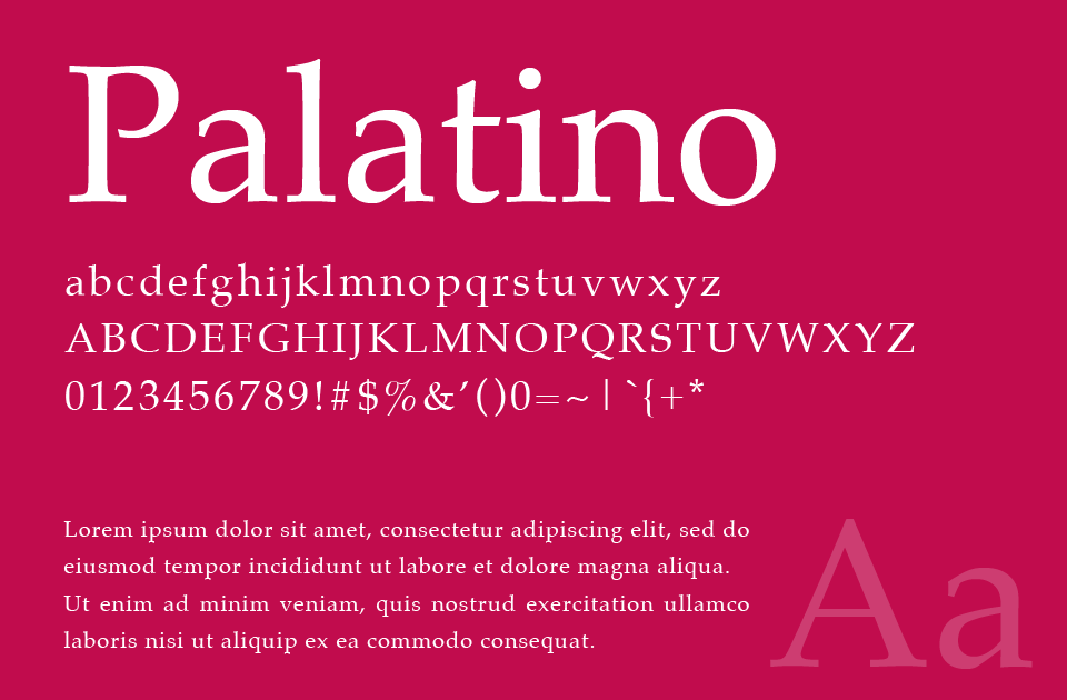 Palatino（パラティーノ）