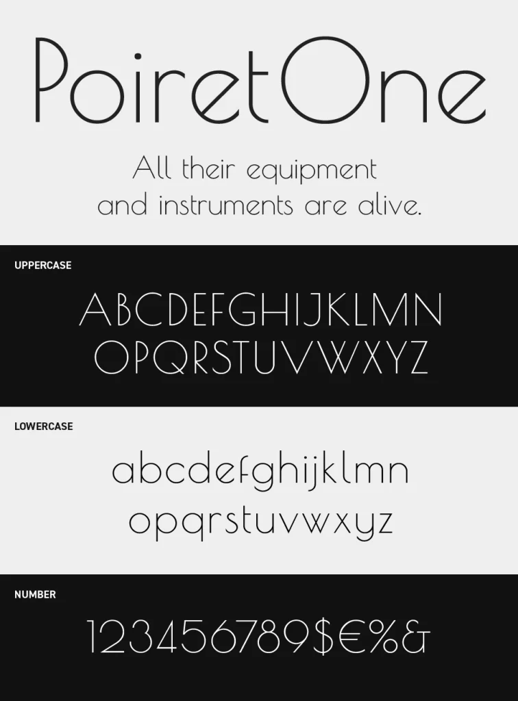 Poiret One Font