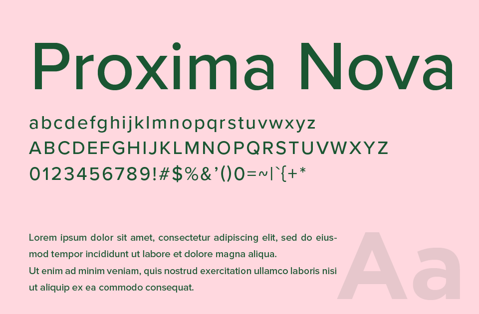 Proxima Nova（プロキシマ・ノヴァ）