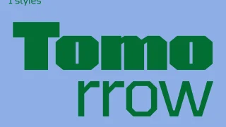 Tomorrow Font