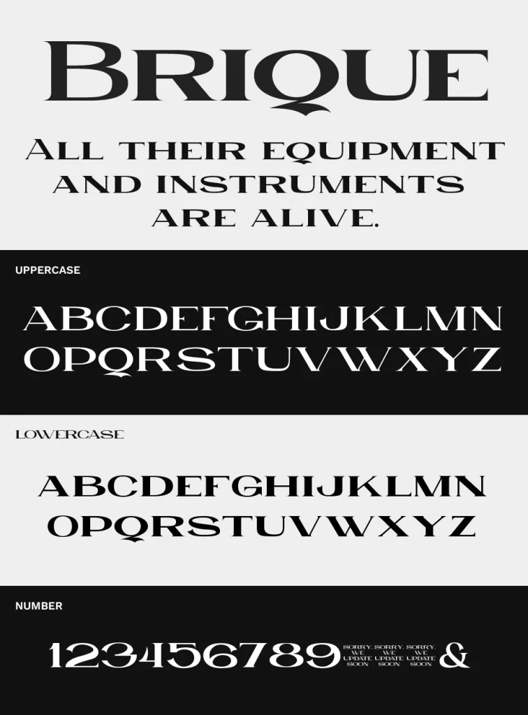 Brique Font