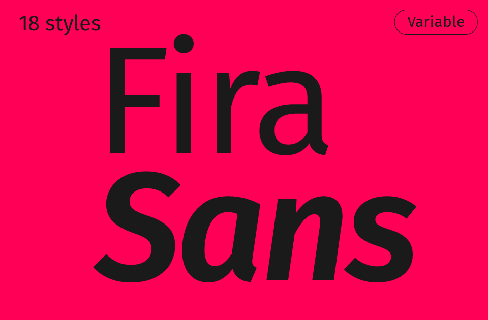 Fira Sans Font