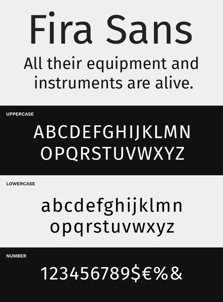 Fira Sans Font
