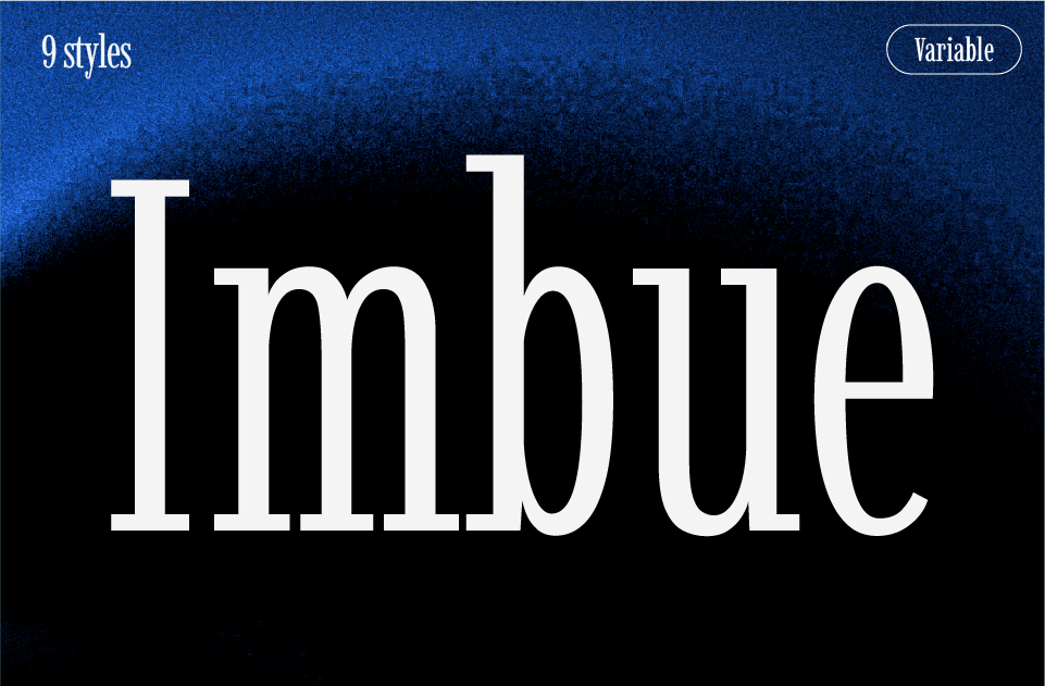 Imbue Font