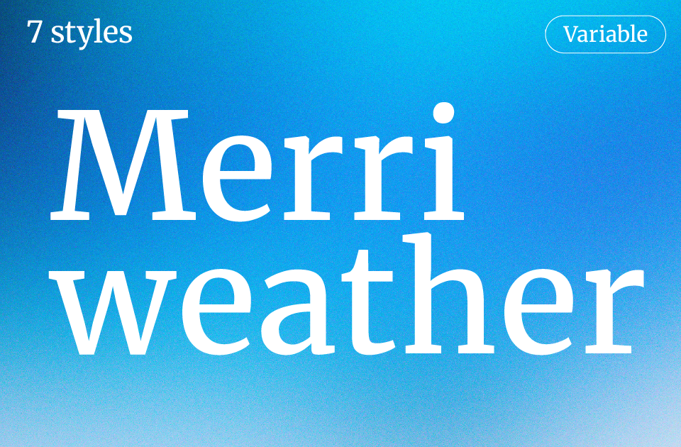 Merriweather Font