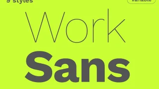 Work Sans Font