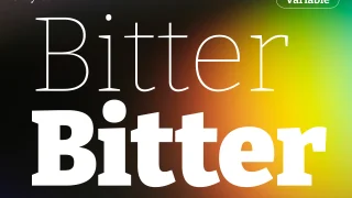 Bitter Font
