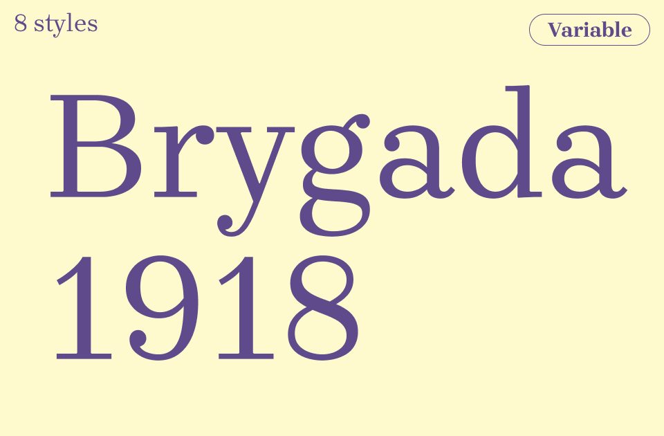 Brygada 1918 Font