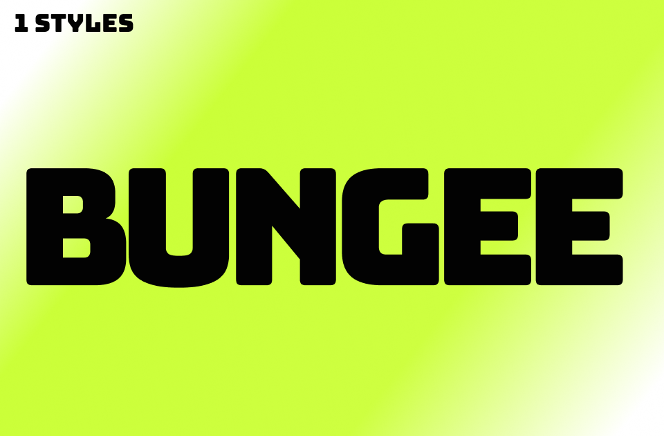 Bungee Font