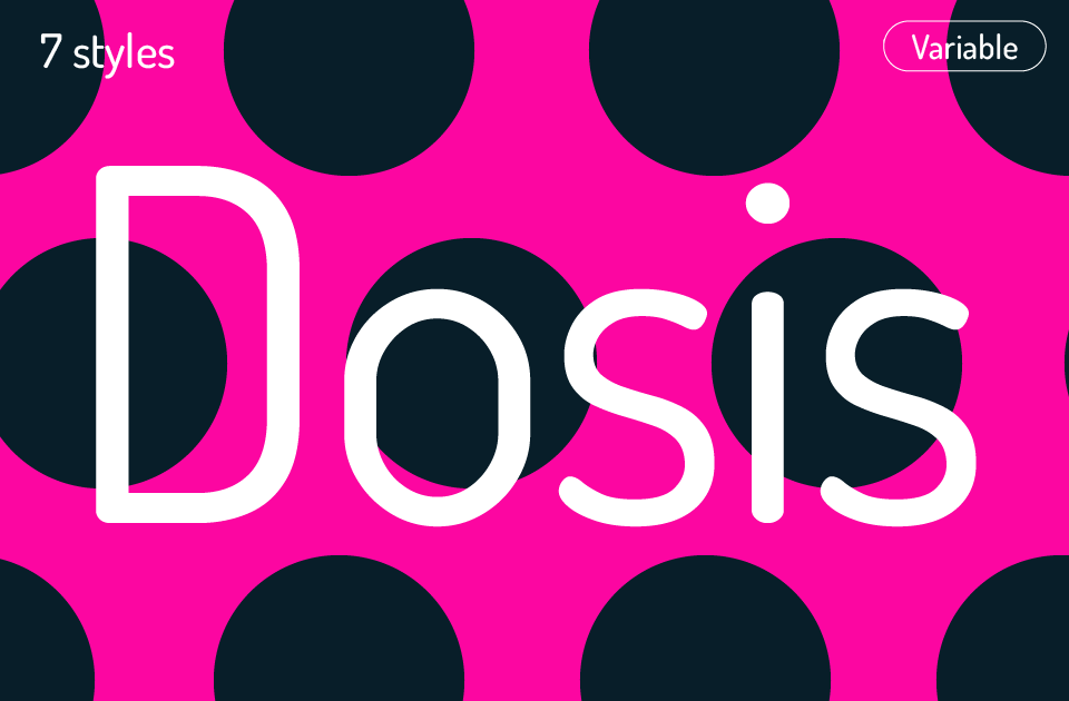 Dosis Font