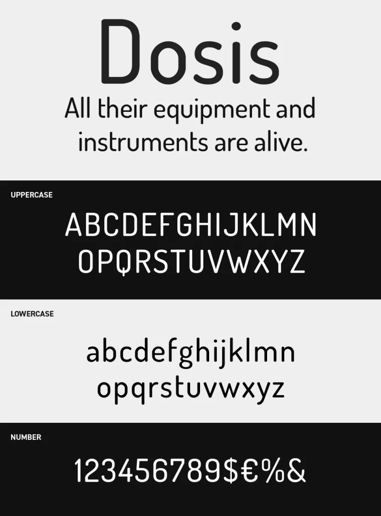 Dosis Font