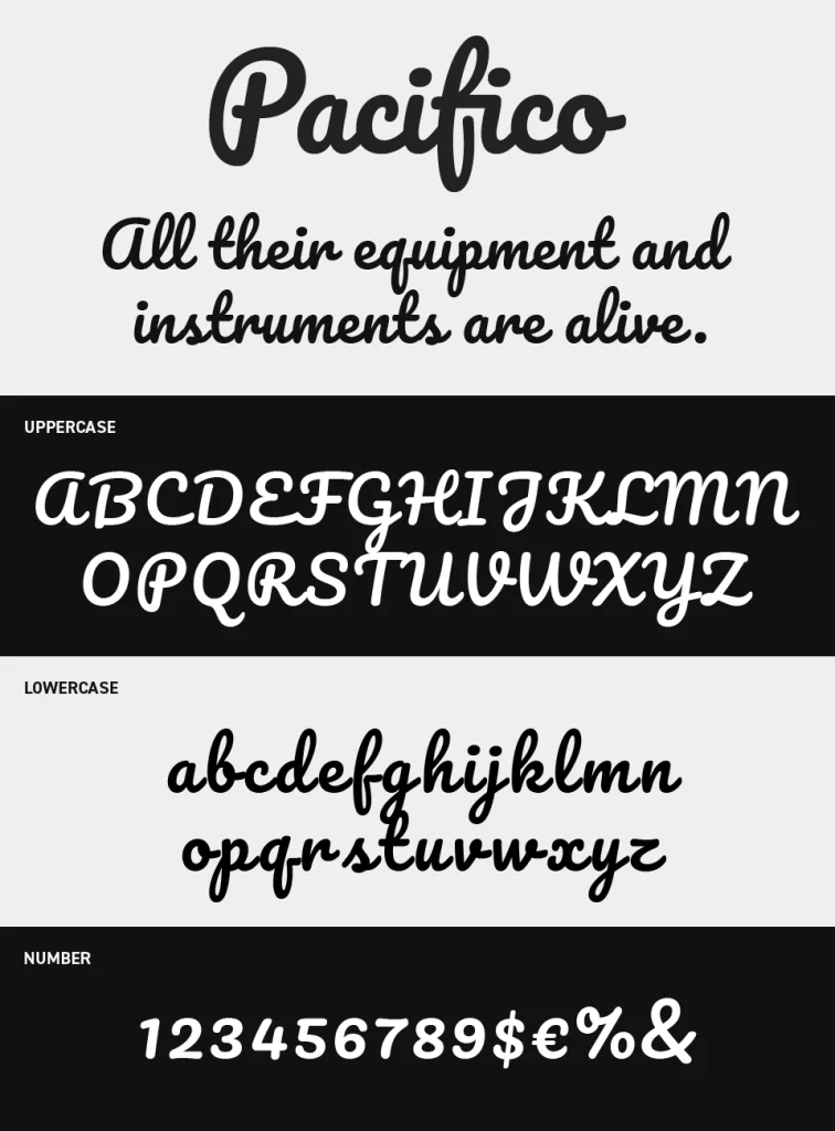 Pacifico Font