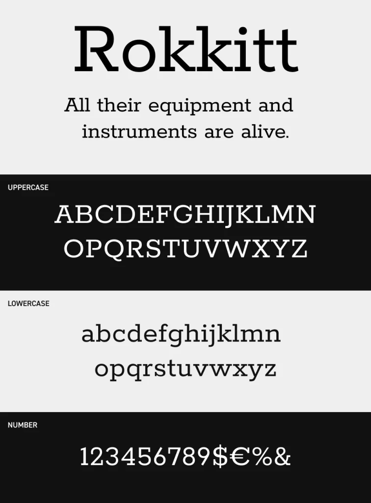 Rokkitt Font