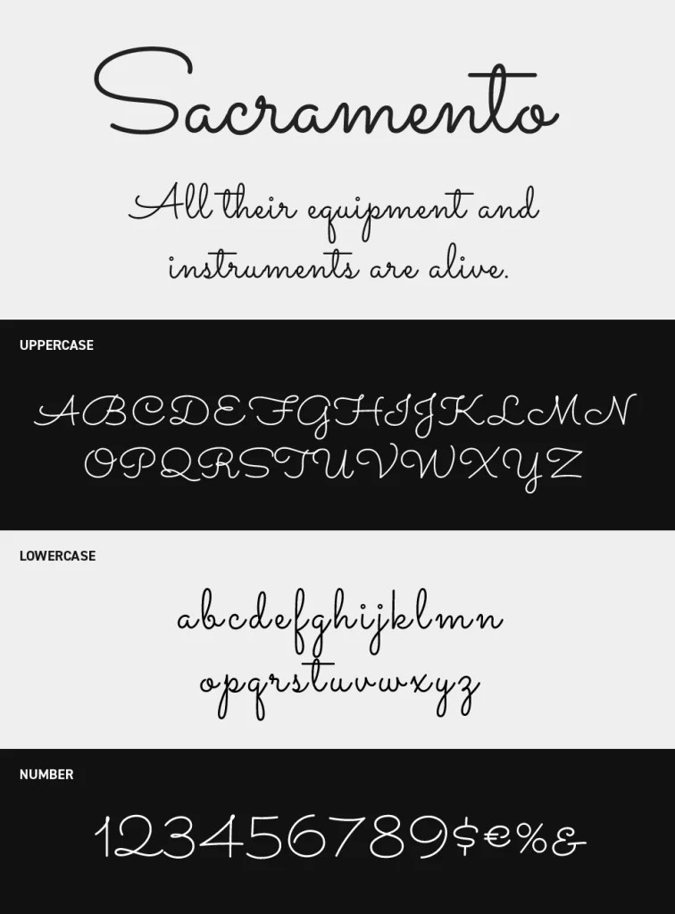 Sacramento Font