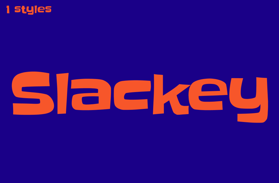 Slackey Font
