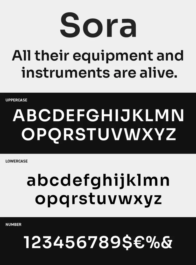 Sora Font