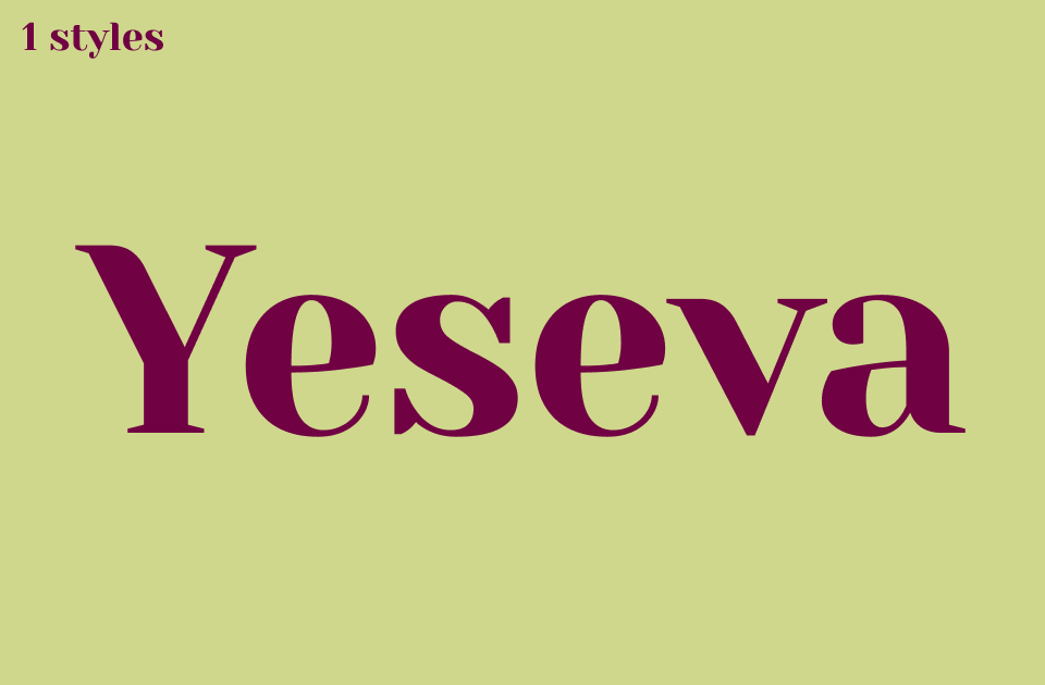 Yeseva One Font
