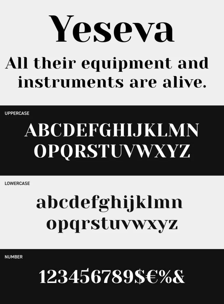 Yeseva One Font