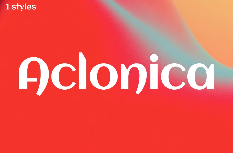 aclonica Font