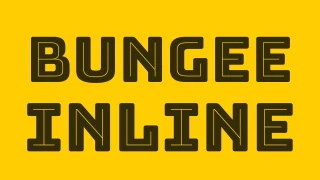 Bungee Inline Font