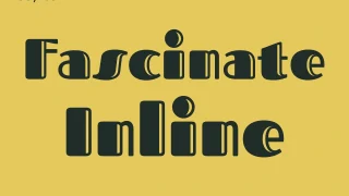 Fascinate Inline Font