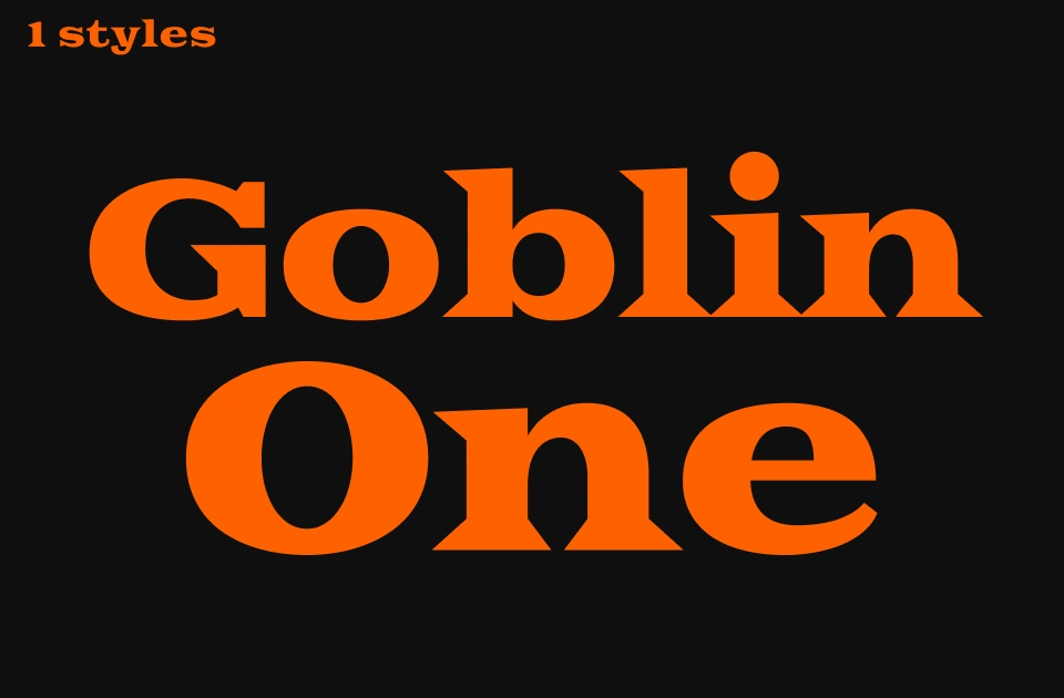 goblin-one Font