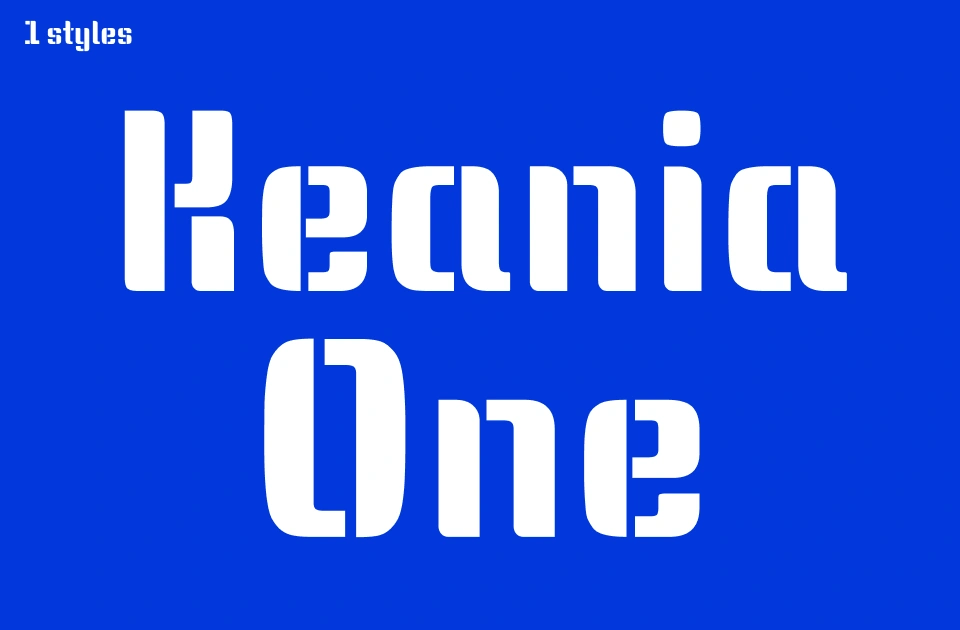keania-one Font