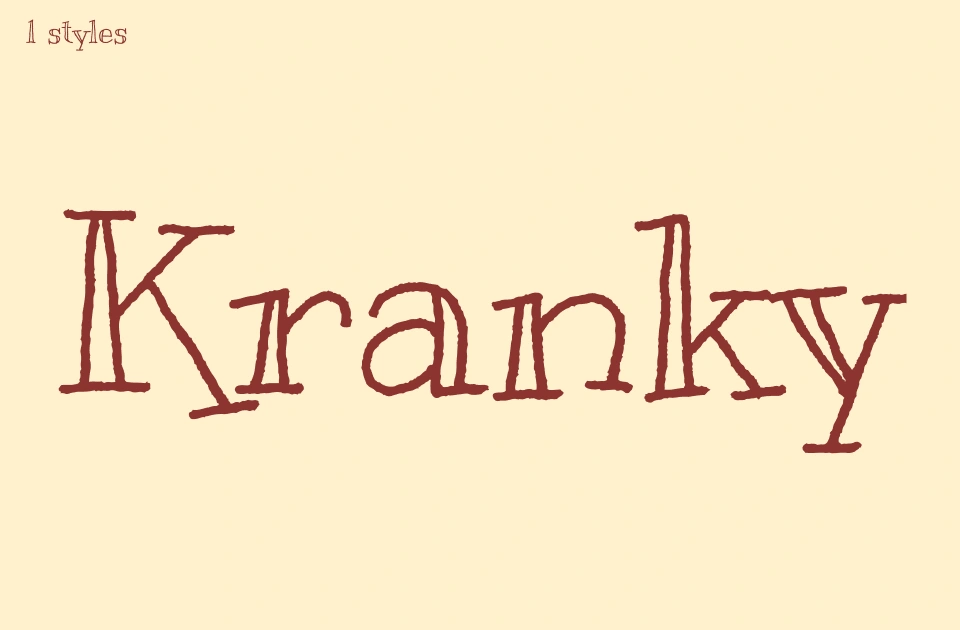 Kranky Font