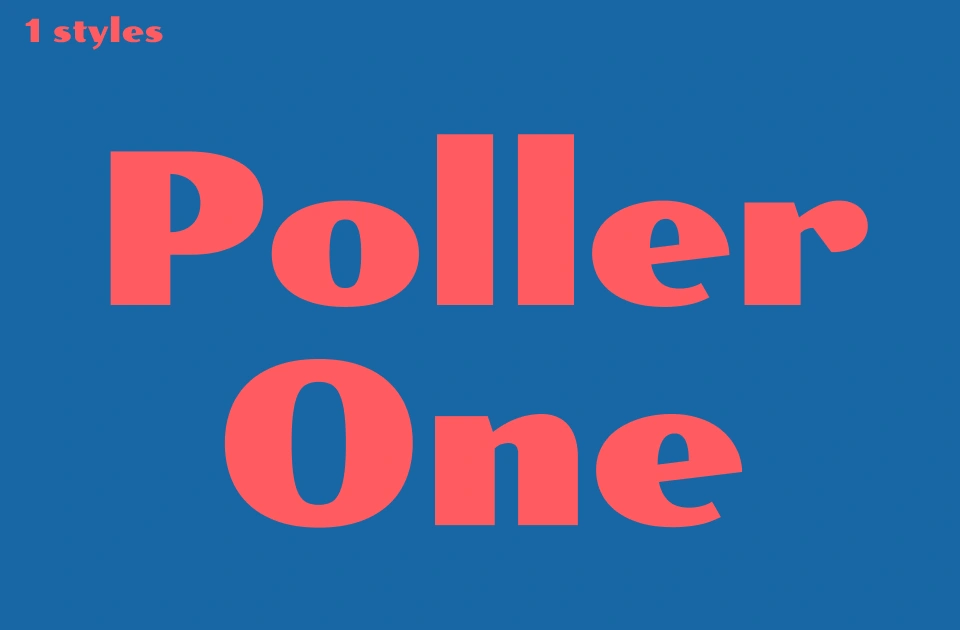 Poller One Font