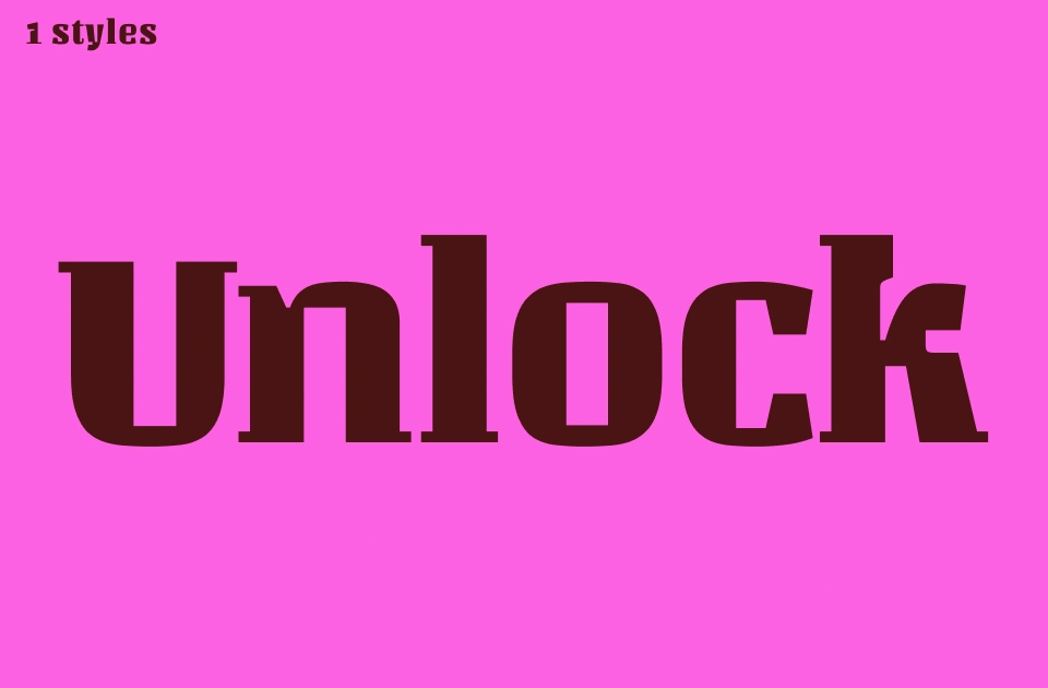 unlock Font