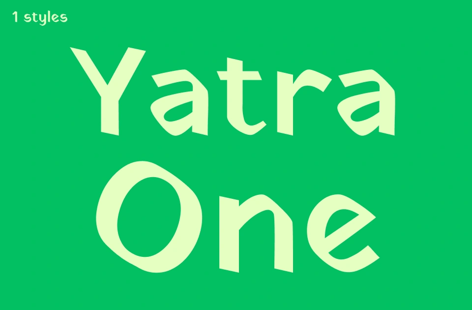 yatra-one Font