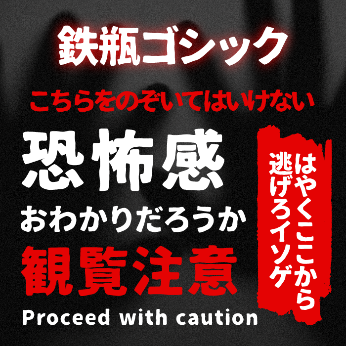 鉄瓶ゴシック