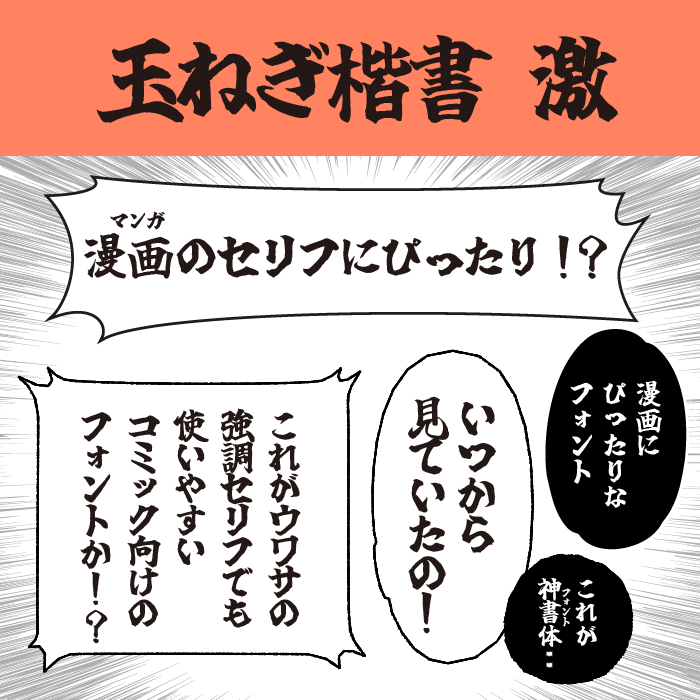 玉ねぎ楷書 激