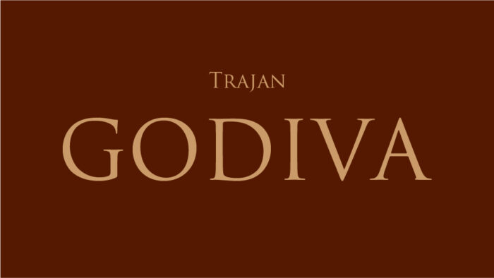 GODIVA（ゴディバ）のフォント