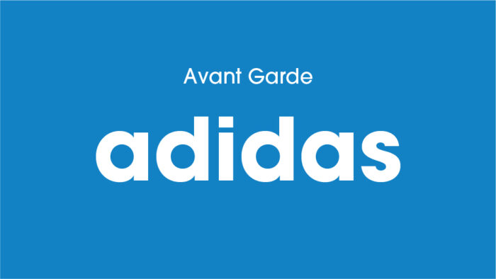 adidas（アディダス）のフォント