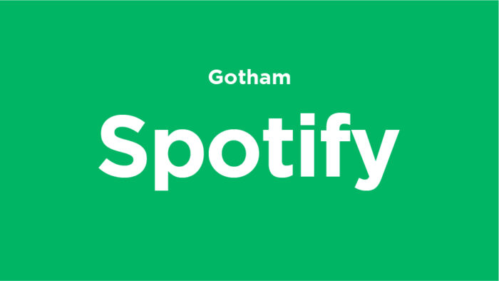 Spotify（スポティファイ）のフォント