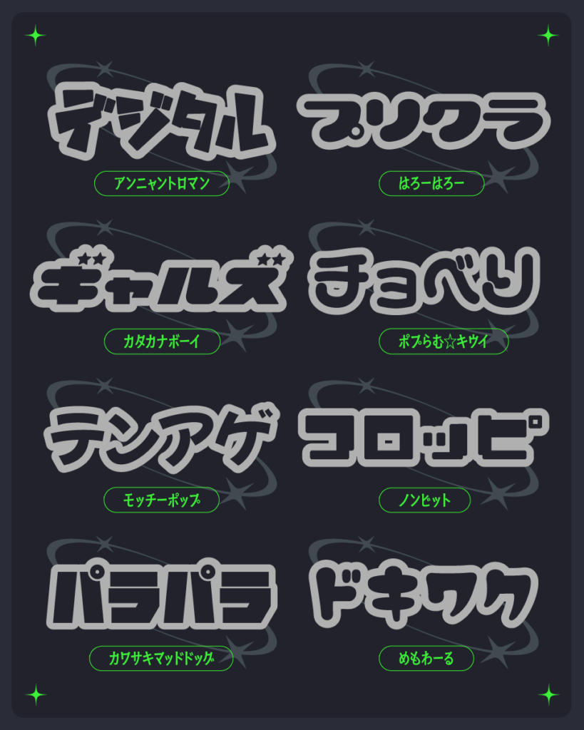 懐かしいのに新しい。Y2Kな雰囲気のある日本語フリーフォント集