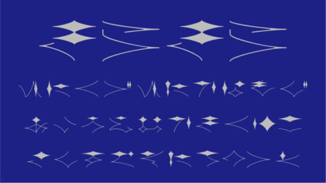 きらきらフォント